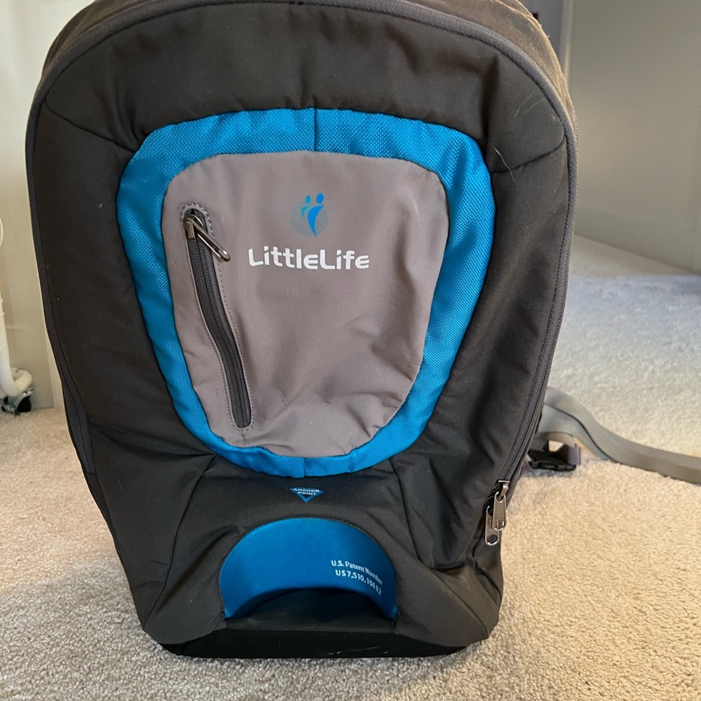 LittleLife Black and Blue Backpack Carrier